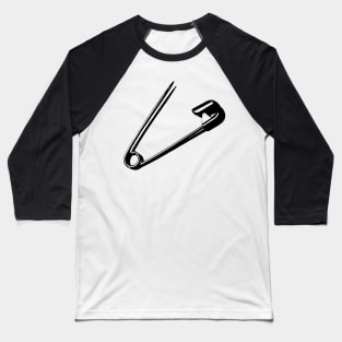 Safety Pin - What the Punk? - Stay Sharp - black edition Baseball T-Shirt